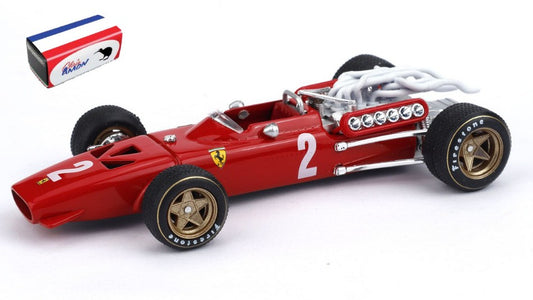 FERRARI 312 F1 CHRIS AMON 1967 N.2 GP ITALIA 1:43 - Brumm - BM0255