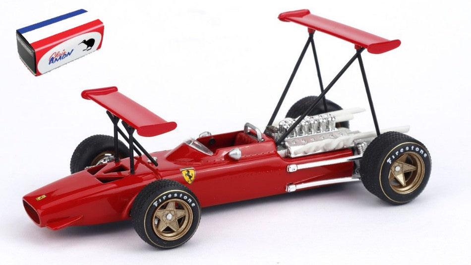 FERRARI 312 F1 CHRIS AMON 1969 DOPPIO ALETTONE PROVE MODENA 1:43