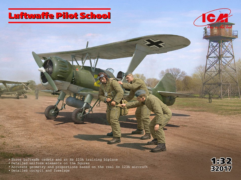LUFTWAFFE PILOT SCHOOL KIT 1:32 - ICM - ICM32017