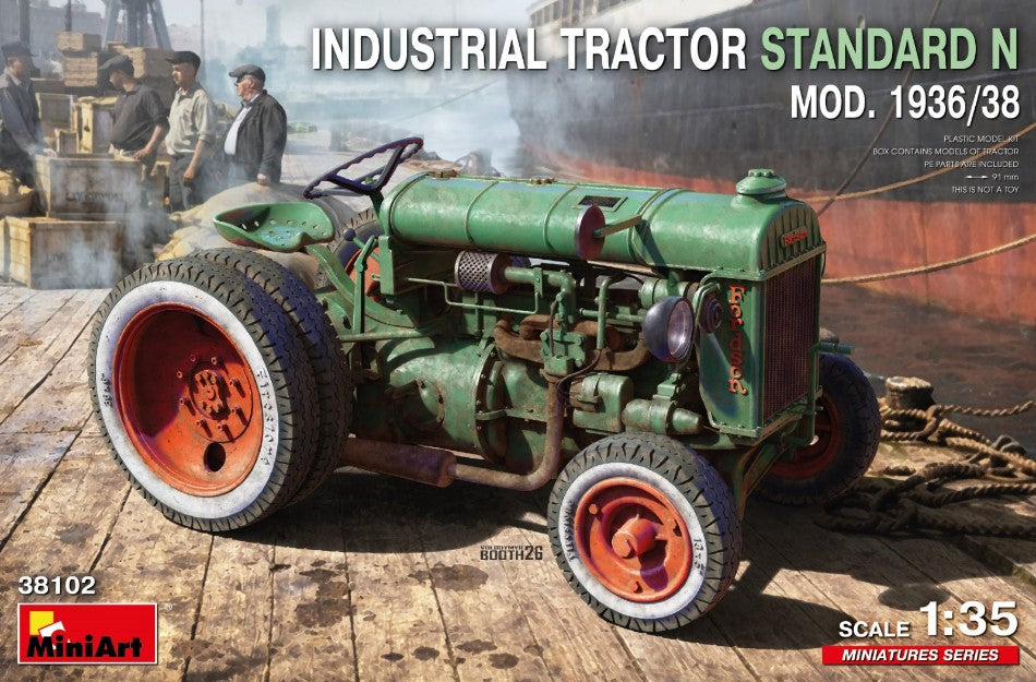 INDUSTRIAL TRACTOR STANDARD N Mod.1936/38 KIT 1:35 - Miniart - MIN38102