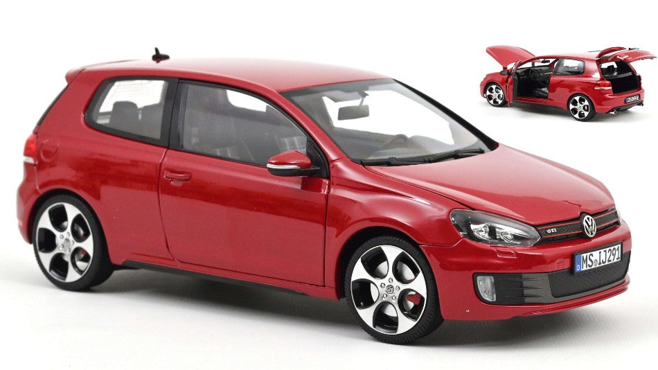 VW GOLF GTI 2009 TORNADO RED 1:18 - Norev - NV188504