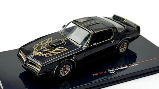 PONTIAC FIREBIRD TRANS AM 1977 BLACK 1:43 - Ixo Model - CLC619