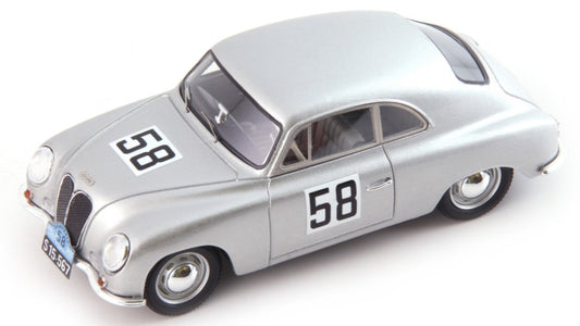 DKW F91 SPORTWAGEN "SEMPERIT RALLY 57" 1954 SILVER 1:43 - Autocult - ATC02036-2