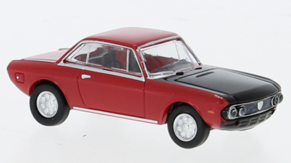 LANCIA FULVIA COUPE 1970 RED/BLACK 1:87 - Brekina - BRE29630