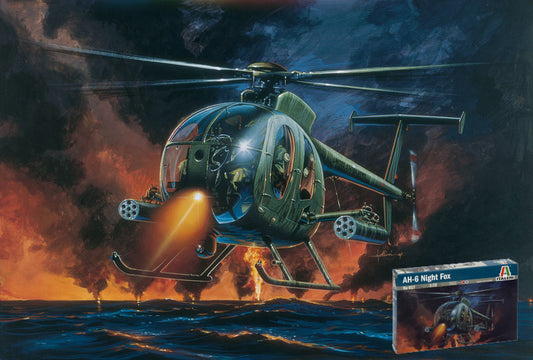 AH-6 NIGHT FOX KIT 1:72 - Italeri - IT0017