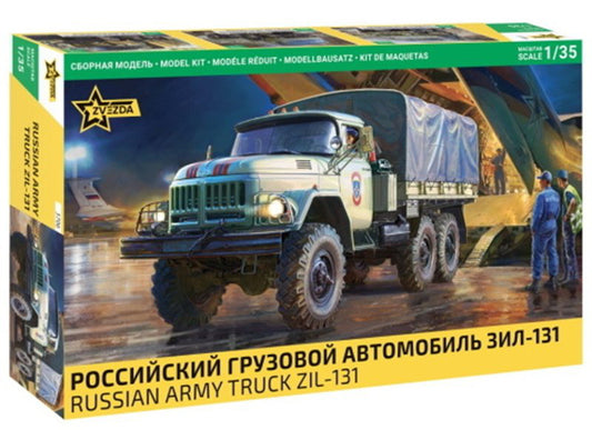 SOVIET TRUCK ZIL-131 KIT 1:35 - Zvezda - Z3706
