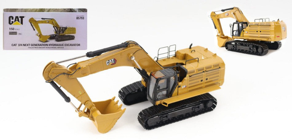 CAT 374 HYDRAULIC EXCAVATOR 1:50 - Diecast Master - DM85793