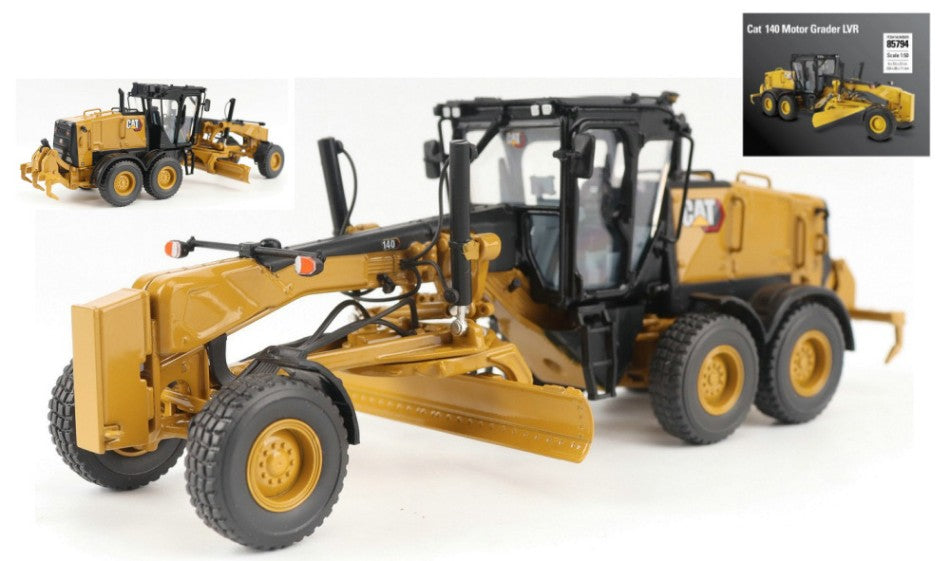 CAT 140 LVR MOTORGRADER 1:50 - Diecast Master - DM85794