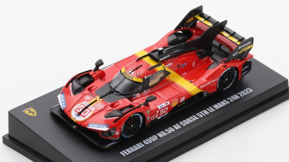 FERRARI 499P N.50 5th LE MANS 2023 FUOCO-MOLINA-NIELSEN 1:64 - Looksmart - LS64005LM