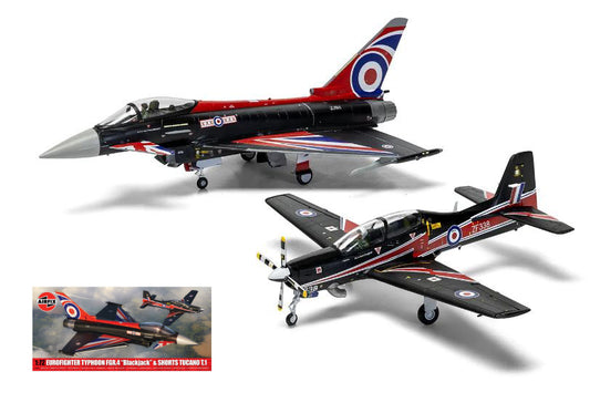 TWIN PACK - EUROFIGHTER TYPHOON FGR.4 (BLACKJAC) + SHORTS TUCAN KIT 1:72 - Airfix - A40003