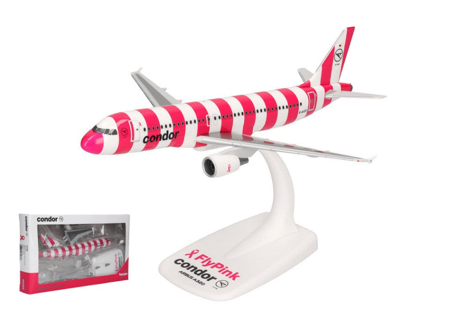 AIRBUS A320 CONDOR "FLYPINK PLANE" 1:200 - Herpa - HP614788