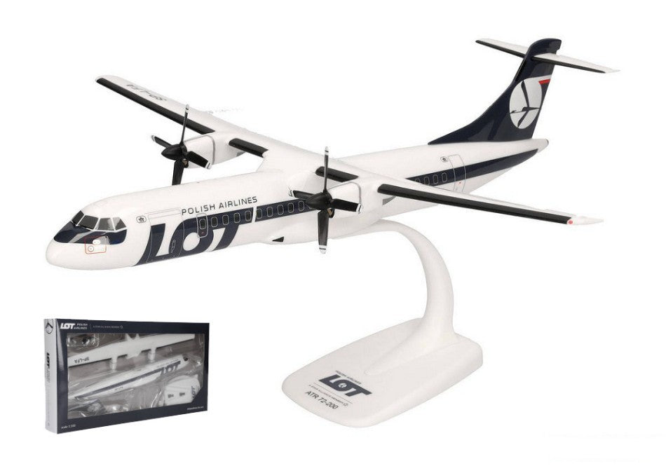 ATR 72-200 LOT POLISH AIRLINES 1:100 - Herpa - HP614795
