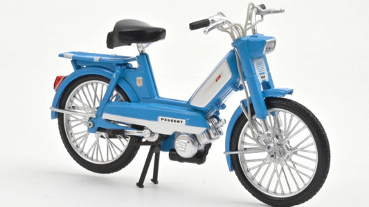 PEUGEOT 103 1972 BLUE 1:18 FOR OVER 14 YEARS OLD - Norev - NV182049