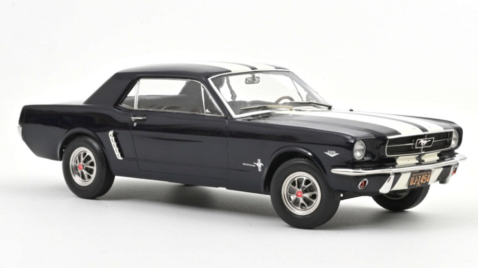 FORD MUSTANG COUPE' 1966 BLUE METALLIC 1:18 - Norev - NV182805