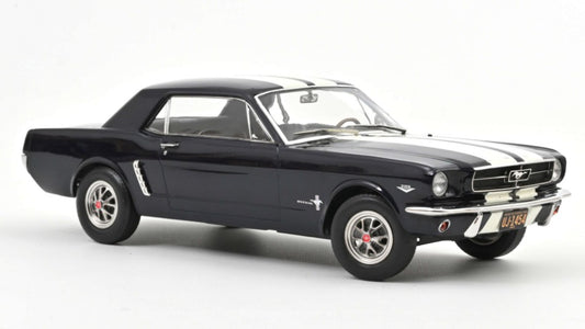 FORD MUSTANG COUPE' 1966 BLUE METALLIC 1:18 - Norev - NV182805