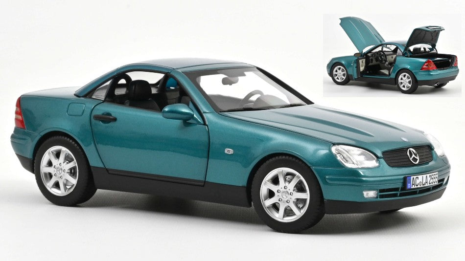 MERCEDES SLK 1996 VIVIANIT GREEN 1:18 - Norev - NV183021