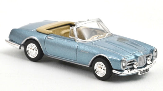 FACEL VEGA III CONVERTIBLE 1963 LIGHT BLUE METALLIC 1:87 - Norev - NV453007
