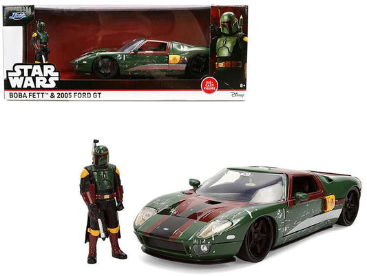 FORD GT 2005 STAR WARS BOBA FETT VARIOUS 1:24 - Jada Toys - JADA36909