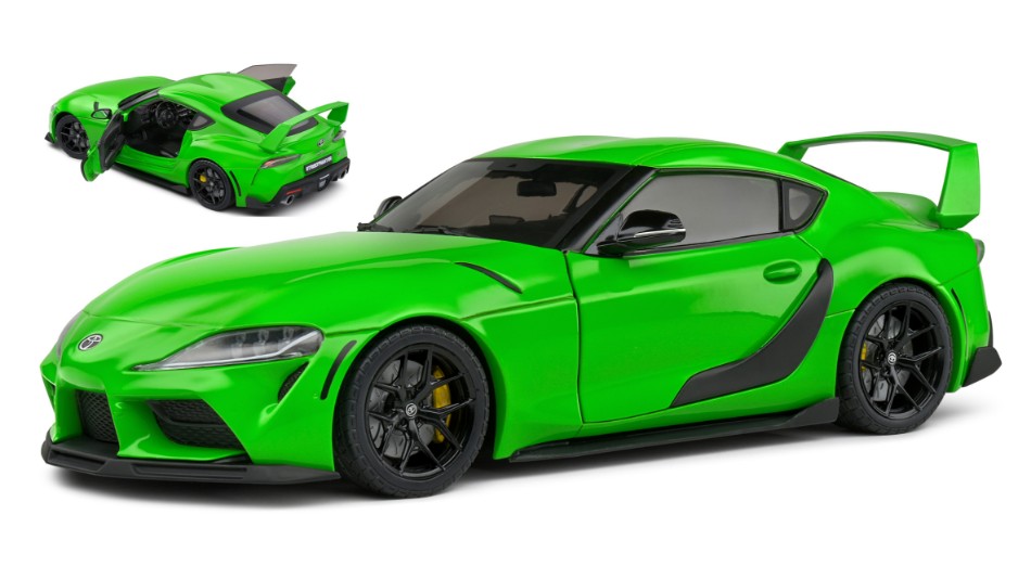 TOYOTA GR SUPRA SOLIDO WORKS 2023 WASABI CUSTOM 1:18 - Solido - SL1809004