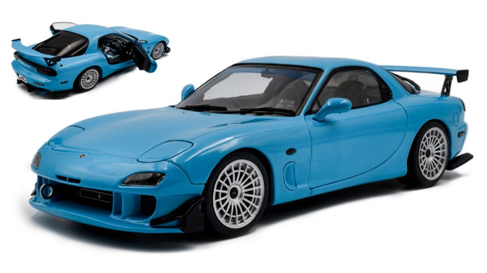MAZDA RX7 FD3RS SOLIDO WORKS 1999 BLUE 1:18 - Solido - SL1810608 ...