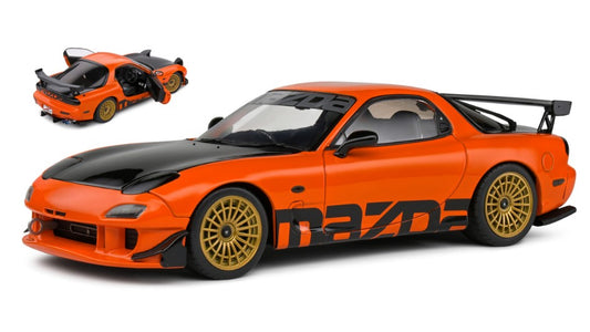 MAZDA RX7 FD3RS SOLIDO WORKS 1999 ORANGE 1:18 - Solido - SL1810604