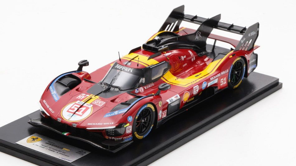 FERRARI 499P N.51 3rd LE MANS 2025 PIER GUIDI-CALADO-GIOVINAZZI 1:18 - Looksmart - LS18LM054