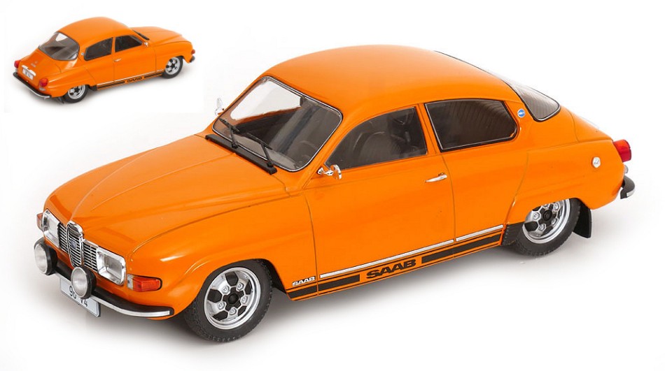 SAAB 96 V4 1970 ORANGE 1:18 - ModelCarGroup - MCG18654