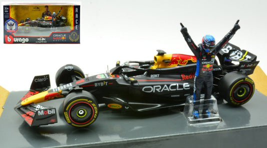 RED BULL RB20 N.1 2024 MAX VERSTAPPEN WITH FIGURE 1:24 - Burago - BU28060V