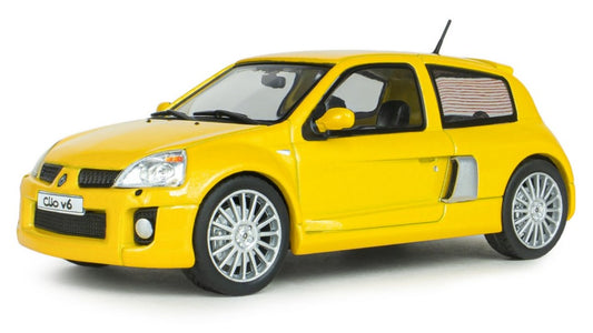 RENAULT CLIO V6 PH.2 2003 JAUNE
SIRIUS 1:43 - Solido - SL4318102
