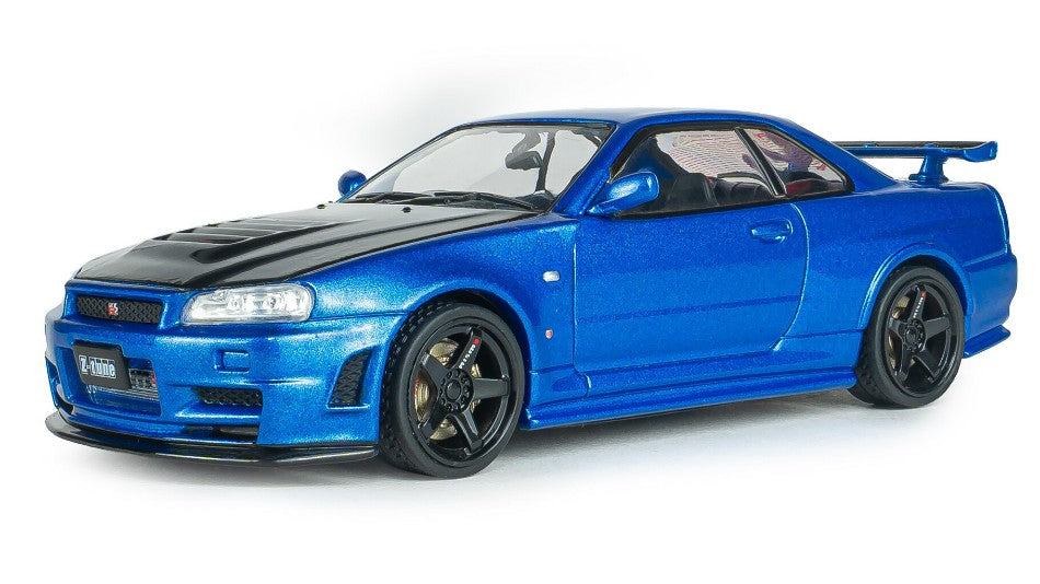 NISSAN SKYLINE GT-R (R34) Z-TUNE 1998 BAYSIDE BLUE 1:43 - Solido - SL4318202