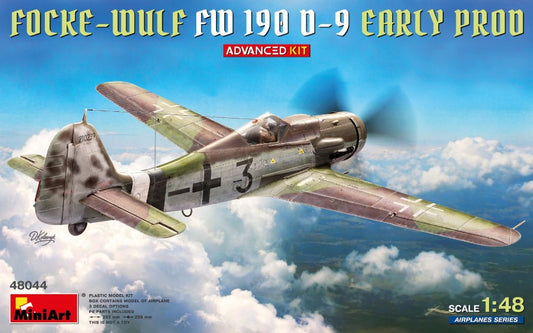FOCKE-WULF Fw 190D-9 EARLY PROD.ADVANCED KIT 1:48 - Miniart - MIN48044