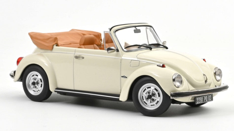 VW 1303 CABRIOLET 1972 LIGHT IVORY 1:18 - Norev - NV188535
