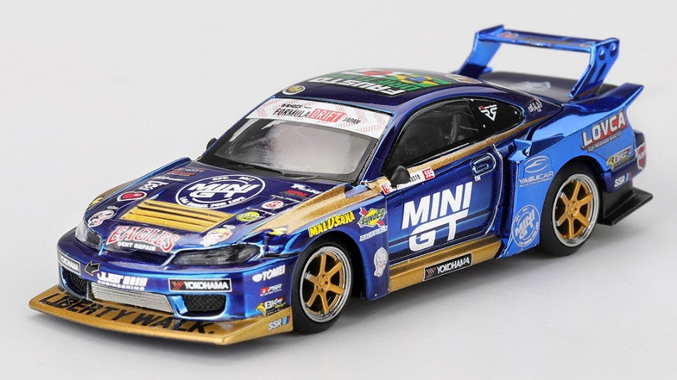 NISSAN SILVIA S15 LBSUPER
SILHOUETTE #555 TEAM MINI GT
LIBERTY WA 1:64 - Mini GT - MGT01157