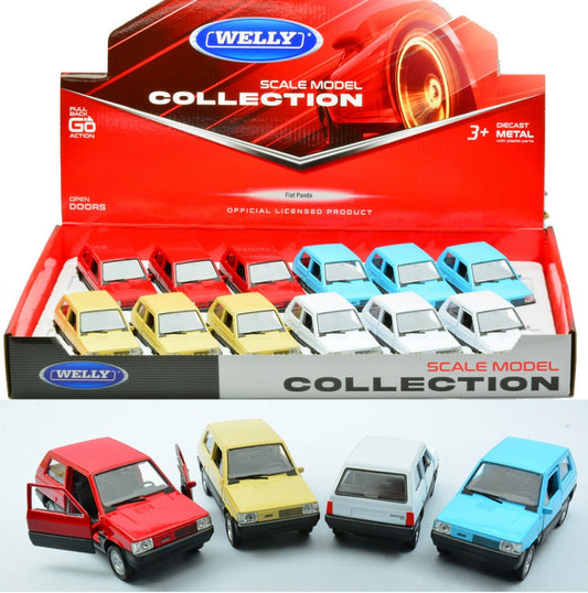 FIAT PANDA 1980 COL.ASS.cm 10 - Welly - WE18369