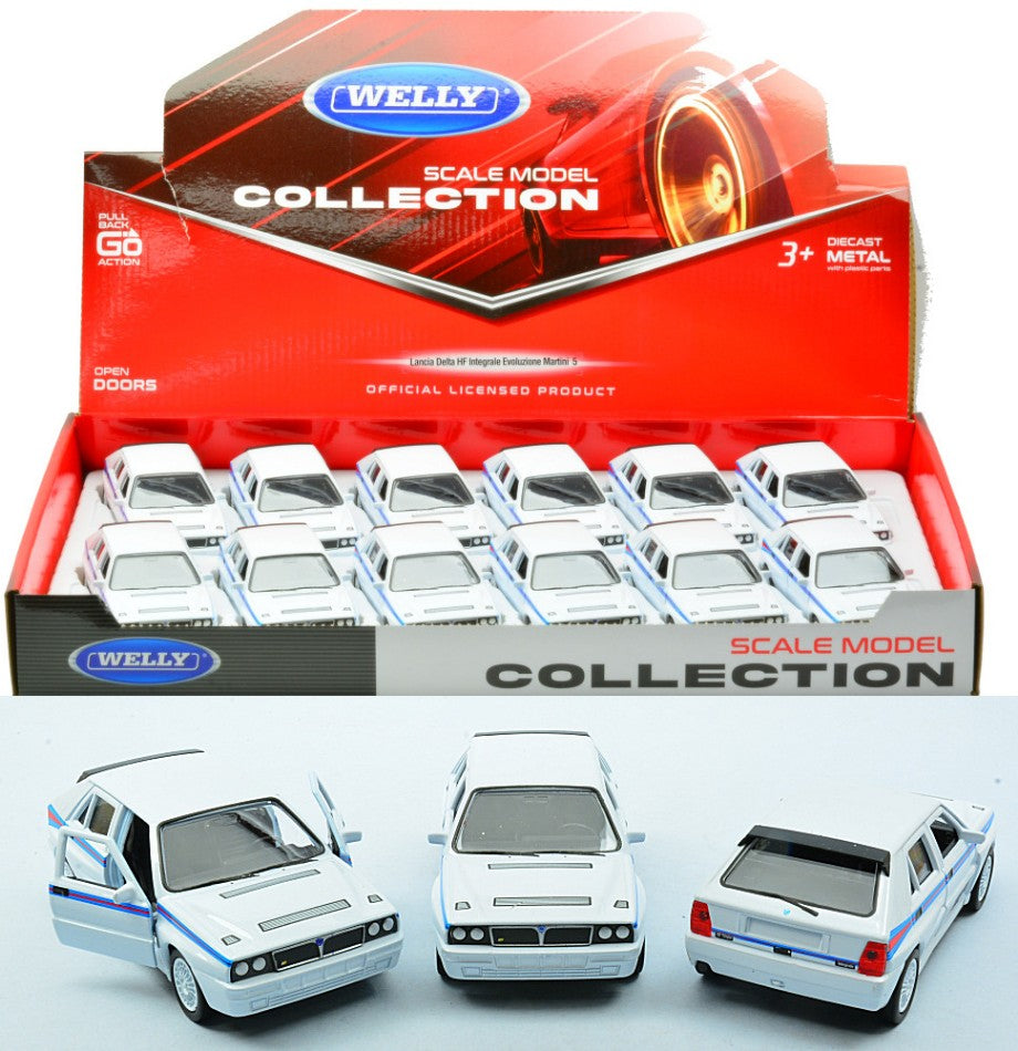LANCIA DELTA HF INTEGRALE EVOLUZIONE MARTINI cm 10 - Welly - WE18376