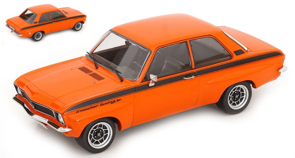 OPEL ASCONA A 1973 ORANGE/BLACK 1:18 - ModelCarGroup - MCG18839