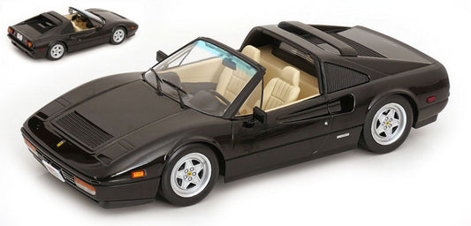FERRARI 328 GTS US VERSION MIAMI VICE SONNY 1985 BLACK 1:18 - KK Scale - KKDC181702