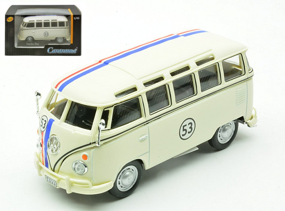 VW SAMBA T1 1950 "HERBIE 53" 1:43 - Cararama - CA4-60301