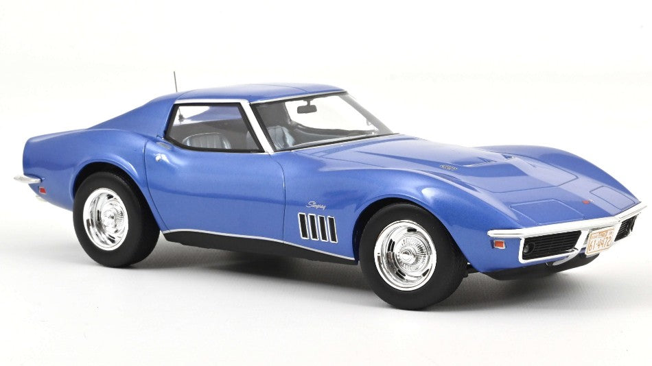 CHEVROLET CORVETTE COUPE' 1969 LE MANS BLUE 1:18 - Norev - NV189034