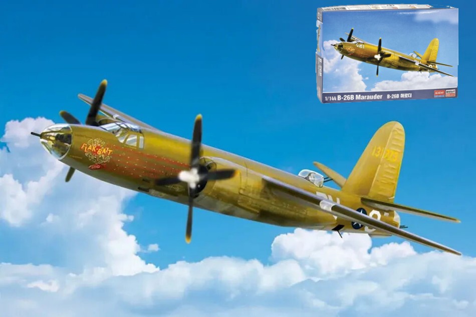 USAAF B-26 MEDIUM BOMBER KIT 1:144 - Academy - ACD12656