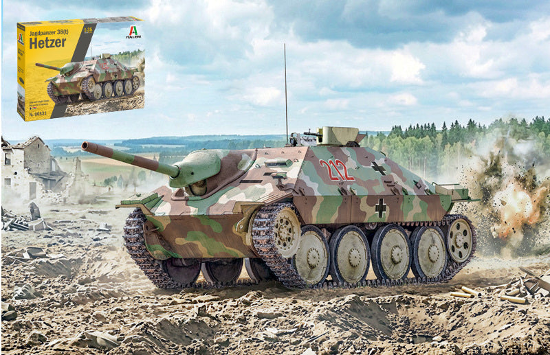 JAGDPANZER 38 (t) HETZER KIT 1:35 - Italeri - IT96531