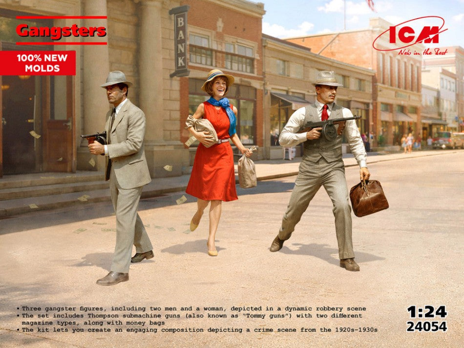 GANGSTERS KIT 1:24 - ICM - ICM24054