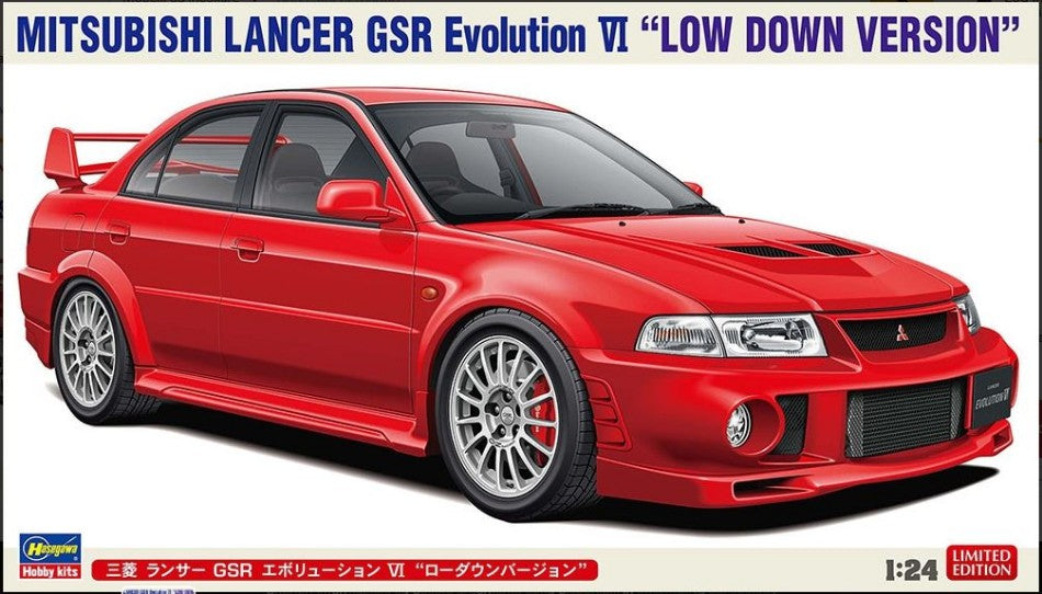 MITSUBISHI LANCER GSR EVOLUTION VI KIT 1:24 - Hasegawa - HA20803
