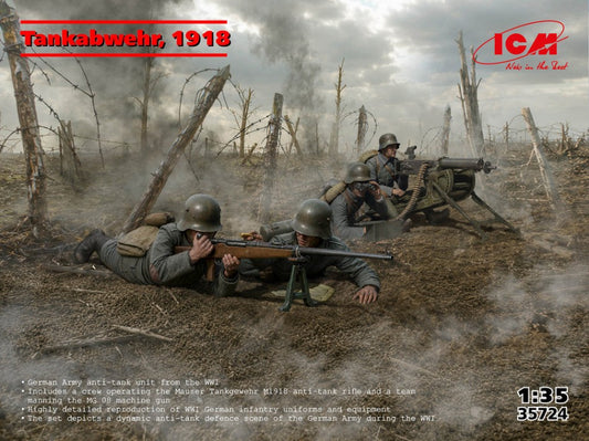 TANKABWEHR 1918 FIGURES KIT 1:35 - ICM - ICM35724
