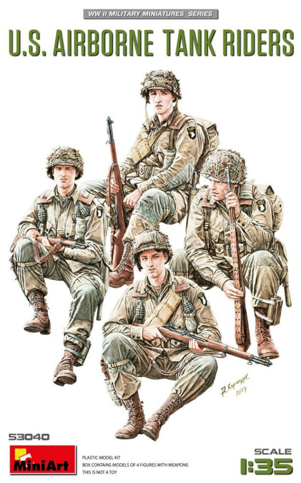 U.S.AIRBORNE TANK RIDERS KIT 1:35 - Miniart - MIN53040
