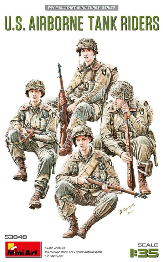 U.S.AIRBORNE TANK RIDERS KIT 1:35 - Miniart - MIN53040