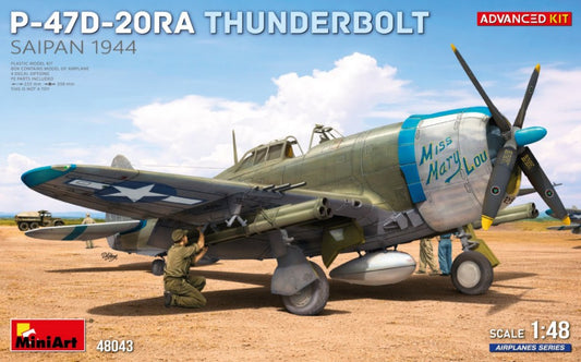 P-47D-20RA THUNDERBOLT SAIPAN 1944 ADVANCED KIT 1:48 - Miniart - MIN48043
