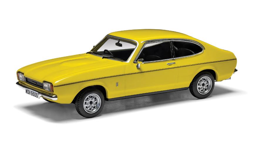 FORD CAPRI MkII 1.6L YELLOW 1:43 - Vanguards - VA15410