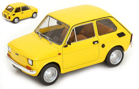 FIAT 126 1972 YELLOW 1:18 - ModelCarGroup - MCG18667