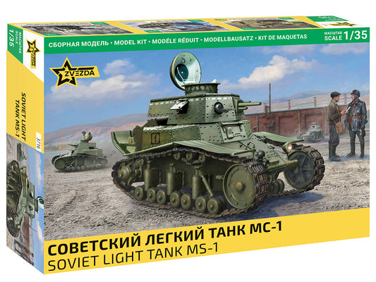 SOVIET LIGHT TANK MS-1 KIT 1:35 - Zvezda - Z3716